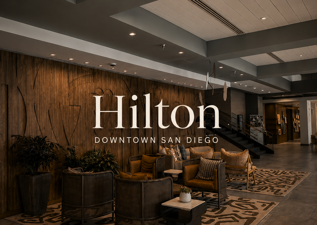 Hilton Downtown San Diego lobby interior